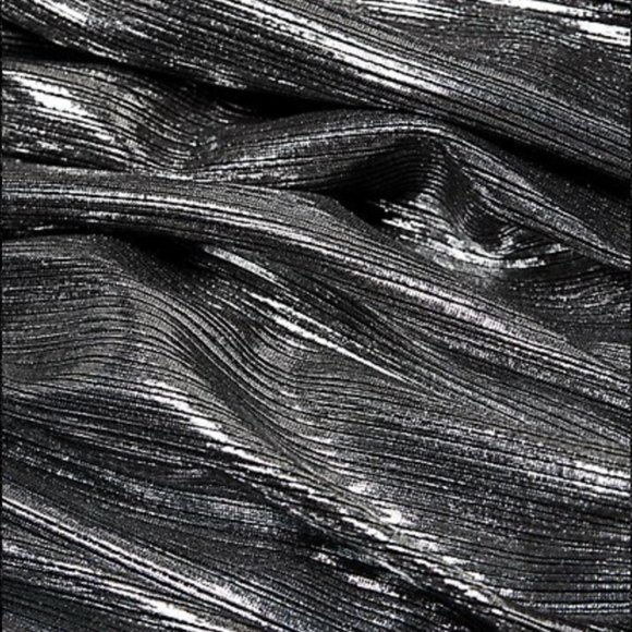 Retrofete | Andrea Gown In Gunmetal Silver Size S - Picture 10 of 14